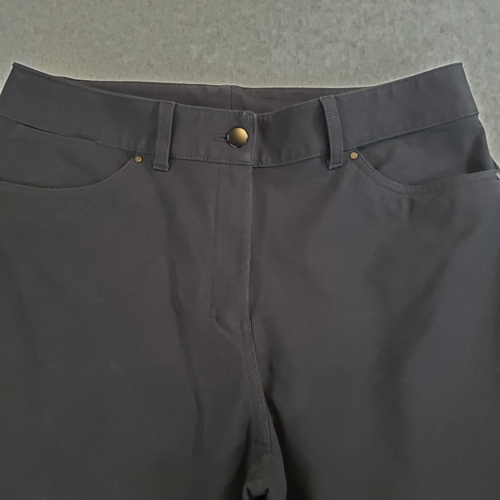 Lululemon City Sleek Wide Legs Pants Womens Black Size 30 High Rise LW5ENJS - Picture 3 of 12
